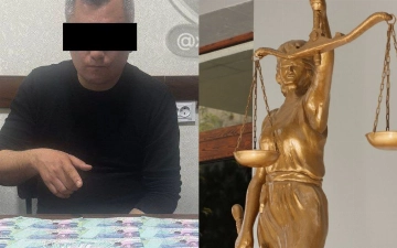 Обещал снять запрет на выезд: в Ташобласти осудили попавшегося на взятке сотрудника БПИ