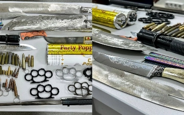 Ножи, кастеты, электрошокеры: с начала года в аэропорту Ташкента изъяли более 500 запрещенных предметов