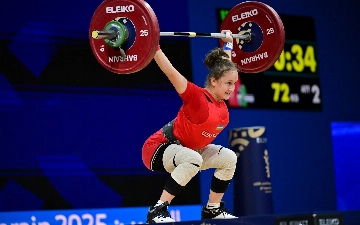 Узбекская тяжелоатлетка Муниса Одилова завоевала «бронзу» на Азиатских юношеских играх 