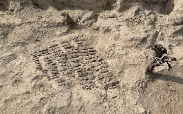 Под Ташкентом обнаружили древний храм и фрагменты военного снаряжения