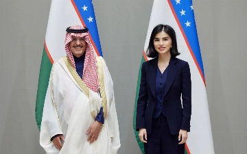 Саида Мирзиёева встретилась с председателем ACWA Power 