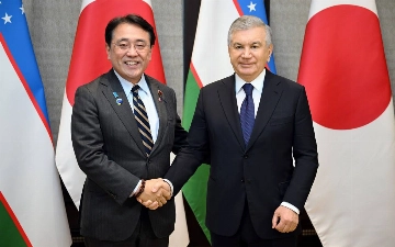 Шавкат Мирзиёев принял министра экономики Японии