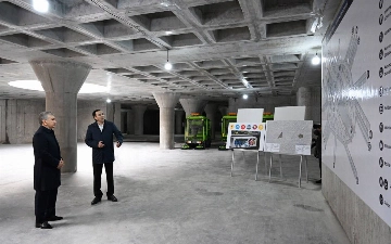 Президент ознакомился со строительством подземной парковки в Новом Ташкенте за $100 млн