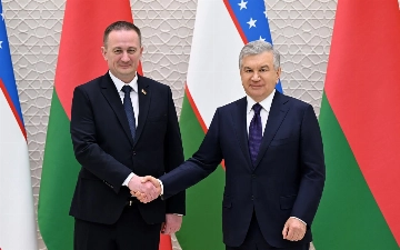 Шавкат Мирзиёев принял премьер-министра Беларуси Александра Турчина