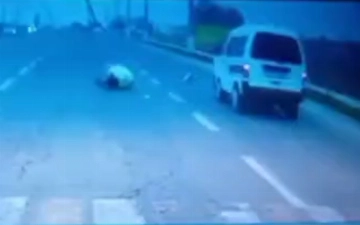 В Ташкенте водитель Damas сбил девушку на пешеходном переходе