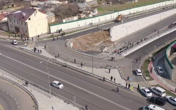 Движение по улице Темура Малика в Ташкенте частично восстановили