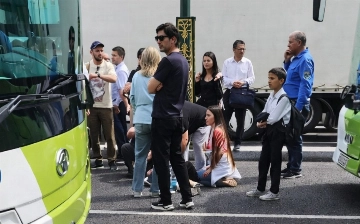 В Ташкенте водитель автобуса сбил девочку на полосе BRT