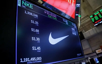 Акции Nike рухнули на 14% за день