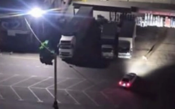 В Ташкенте двое сторожей рынка наехали на собак на машинах