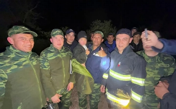 В Ташобласти спасли потерявшегося в горах ребенка