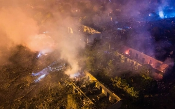 Число погибших в результате взрыва на заводе в Китае увеличилось до 37