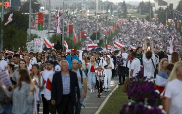 Как прошел 22-й день протестов в Беларуси