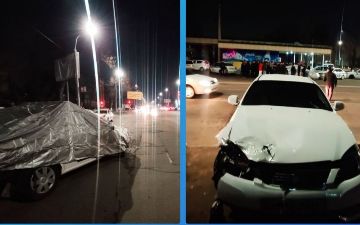 В столице произошло ДТП с участием сотрудника ДПС