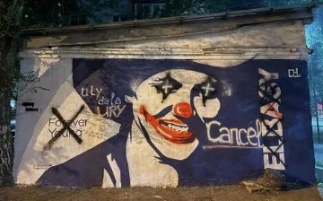 Власти Казахстана потребовали от «Медиазоны» удалить фото граффити Назарбаева с клоунским носом 