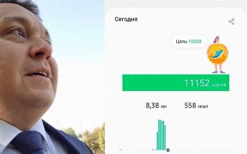 Глава МНО прошел 8,5 км до работы в честь «Международного дня без автомобиля»