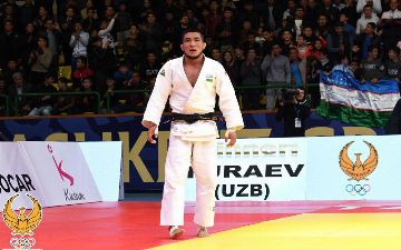Узбекистанец Хикматулло Тураев прошел в полуфинал соревнования «Большой шлем» по дзюдо