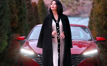 Мукаддас Садуллаева чудом избежала падения елки на свою машину – видео 