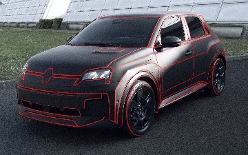 Renault показал очередной тизер модели 5 EV