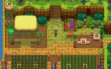 Поклонник Stardew Valley воссоздал портрет разработчика игры на ферме