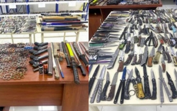 За три недели в Ташкенте у граждан изъяли свыше 1,6 тысячи ножей