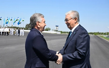 Касым-Жомарт Токаев прибыл в Узбекистан с рабочим визитом