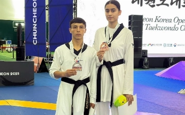 Узбекские таэквондисты завоевали две медали на старте Korea Open