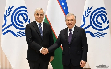 Президент Узбекистана встретился с генсеком ОЭС и премьером Пакистана
