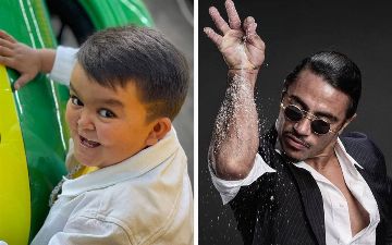 Местный «Хасбик» Эрали встретился с турецким поваром Нусретом и повторил его коронный жест с солью - видео