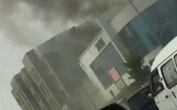 В Ташкенте вспыхнул один из филиалов EVOS — видео