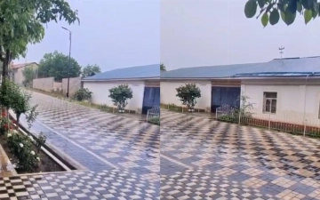 В Узбекистане жители махалли застелили всю улицу дорогой брусчаткой