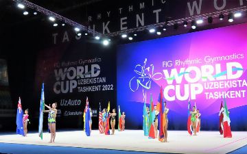 Первыми в общекомандном зачете на Кубке мира в Ташкенте стали гимнастки из Узбекистана