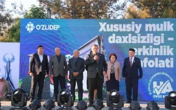 УзЛиДеП провел агитационное мероприятие в Джизакской области