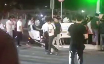 В Ташкенте столкнулись Damas и скутер, есть погибший