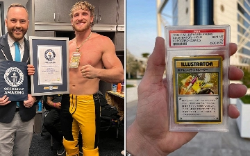 Логан Пол выставляет на аукцион самую дорогую в мире карточку Pokemon