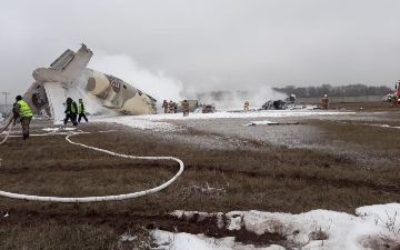 В Алматы упал самолет: есть погибшие