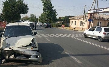 В Ташкенте перевернулся «Дамас» после столкновения с «Матизом - фото