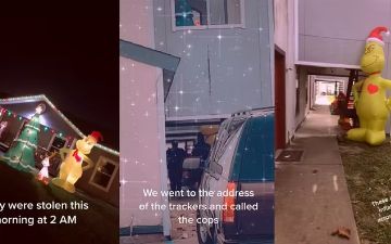 Американке удалось найти украденные рождественские украшения с помощью AirTag от Apple