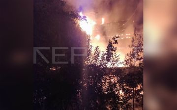 В Ташкенте почти одновременно загорелись два кафе