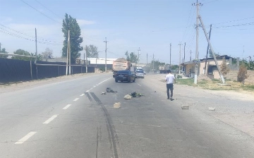 Под Ташкентом водитель грузовика сбил ребенка на велосипеде