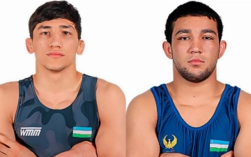 Узбекские борцы завоевали две медали на ЧА в Кыргызстане