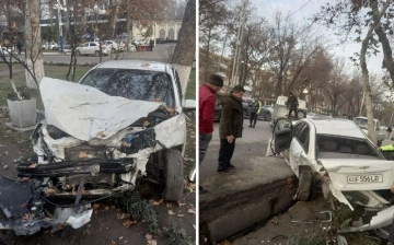 На Чиланзаре произошло страшное тройное ДТП — фото