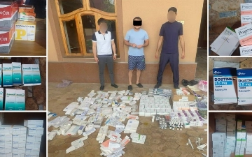 СГБ накрыла подпольный склад контрабандных лекарств стоимостью около 1 млрд сумов