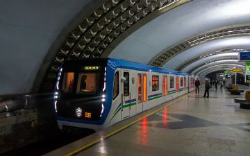 В «Тошкент метрополитени» объяснили остановку поезда на станции «Гафура Гуляма»