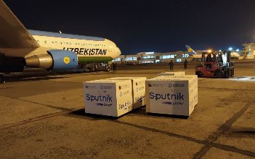 В Узбекистан доставили партию вакцины «Спутник Лайт»