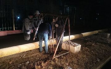 Сырдарьинцы остались без газа из-за автомобильной аварии