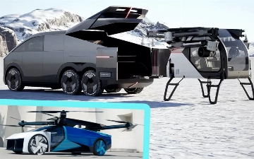 Xpeng презентовал летающий минивэн с опциями авианосца, суперкара и квадрокоптера