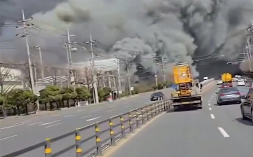 В Южной Корее произошел крупный пожар на заводе автозапчастей: пострадали не менее 50 человек