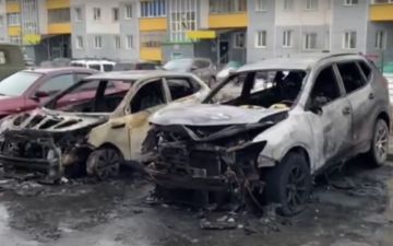 Из-за ревности мужчина поджег четыре автомобиля