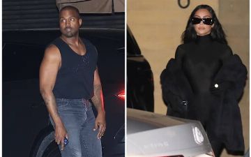 Канье Уэст приехал на вечеринку с двойником Ким Кардашьян