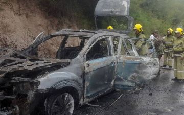 Captiva сгорела при подъеме в горы в Ташобласти